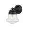Z-Lite Vaughn 1 Light Wall Sconce, Matte Black And Clear Seedy 736-1S-MB - alternate 3